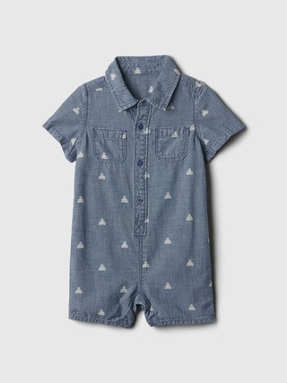 Baby Denim Shorty One-Piece | Gap (US)