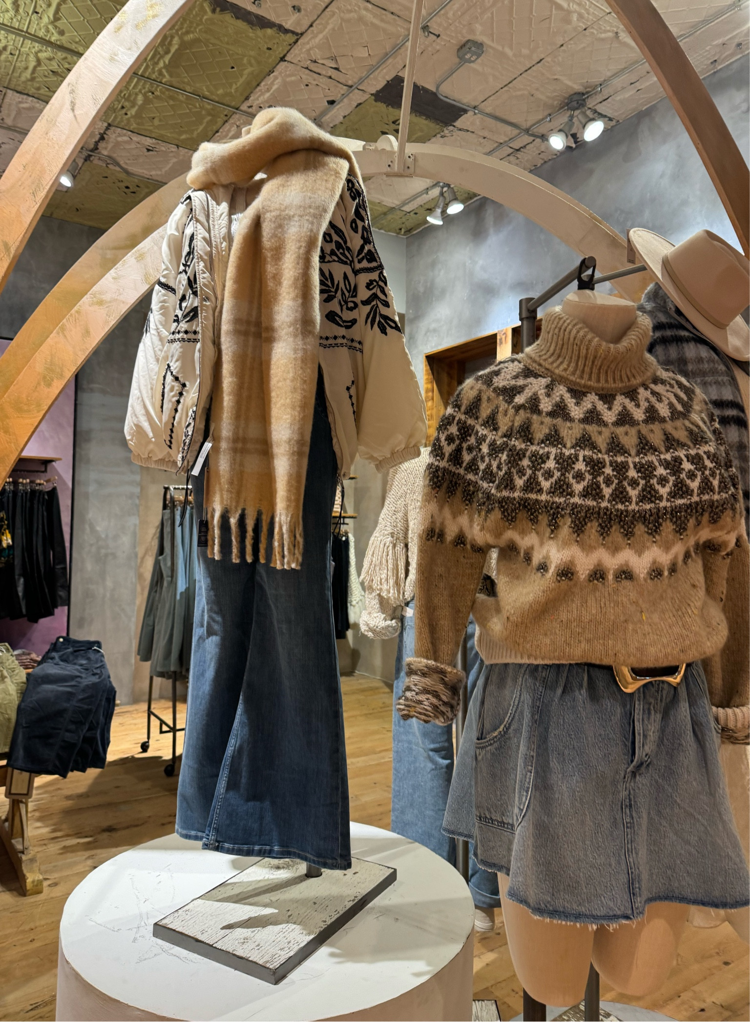 Anthropologie Winter Outfits, Anthropologie Cyber Week Sale is on! 30% off clothing, accessories, home decor and more. 

Sweaters, puffer jacket, denim skirt, jeans 

#LTKGiftGuide #LTKSaleAlert #LTKCyberWeek