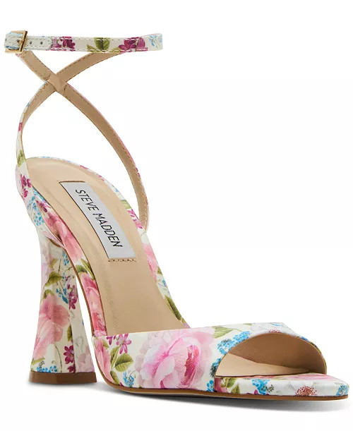 Women's Beki Two-Piece Flare-Heel Sandals | Macy's