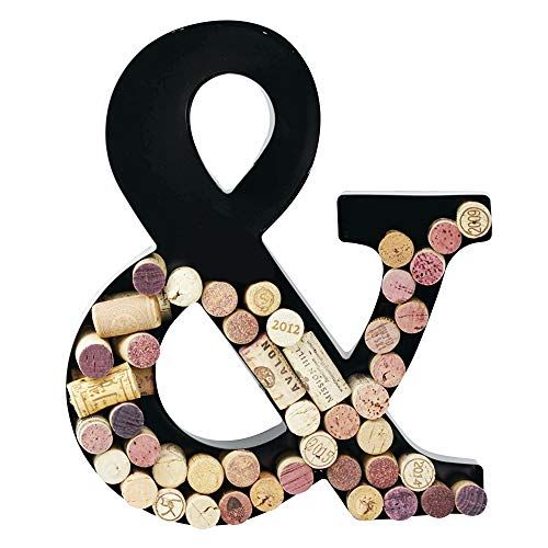 Metal Wine Cork Holder - Letters A to Z | Modern Housewarming Gift, Home Bar Decor, Wine Gift, Brida | Amazon (US)