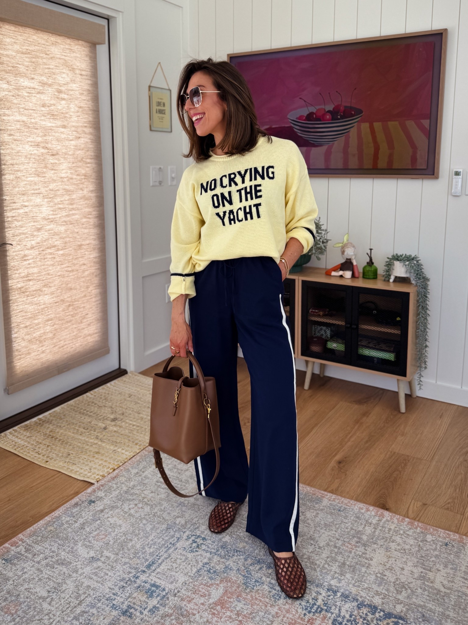 The perfect lightweight summer sweater for your boat friends 🤣 and the BEST track pants from Target 

#LTKootd #LTKOver40 #LTKSeasonal