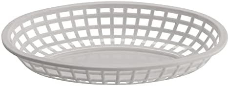 G.E.T. OB-938-W Oval Serving/Bread Basket, 9.5" x 6", White (Pack of 12) | Amazon (US)