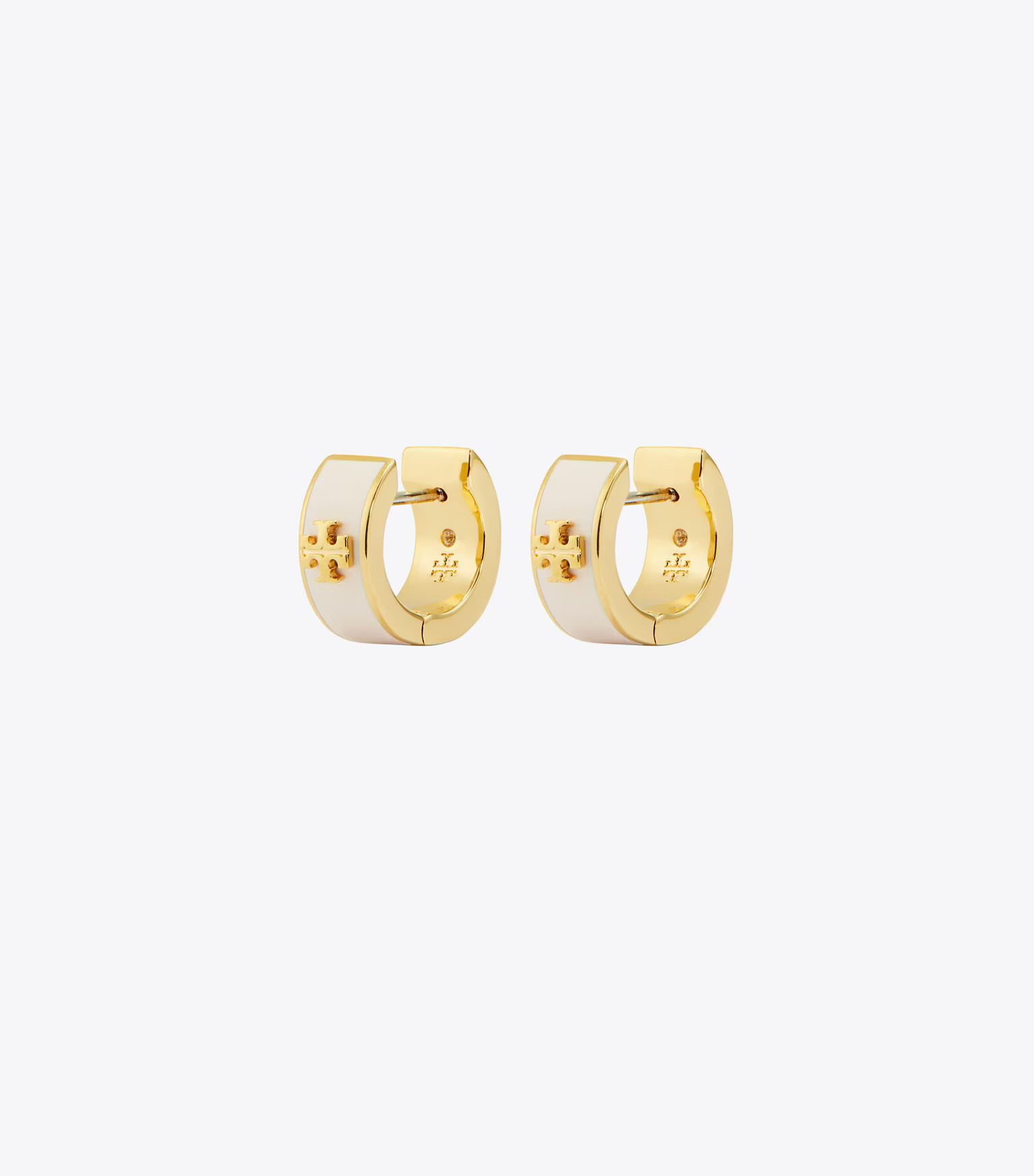 ICON ENAMEL HUGGIE EARRINGS | Tory Burch (US)