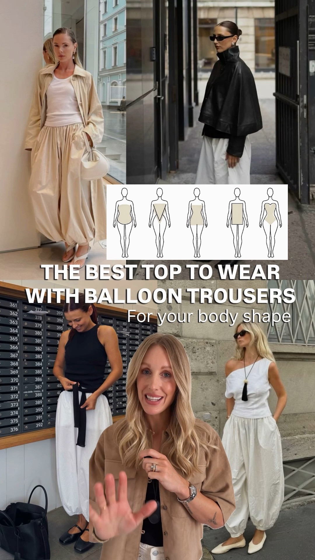 Balloon Trousers Body shape style tips 🤍

If you don’t know how to wear balloon pants I hope this helps!

Linking my favourite balloon trousers for women to complete your summer outfits below 👇🏼

#LTKuk #LTKsummer #LTKstyletip