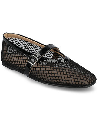 Women's Casha Mesh Mary Jane Flats | Macy's