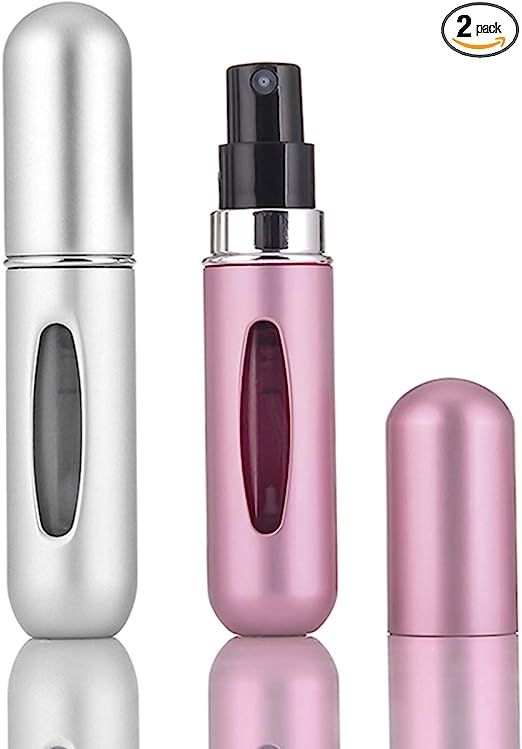 ILLUVA 5ML Perfume Atomiser Refillable Bottles, Portable Mini Travel Perfume Atomiser, Empty Spra... | Amazon (UK)