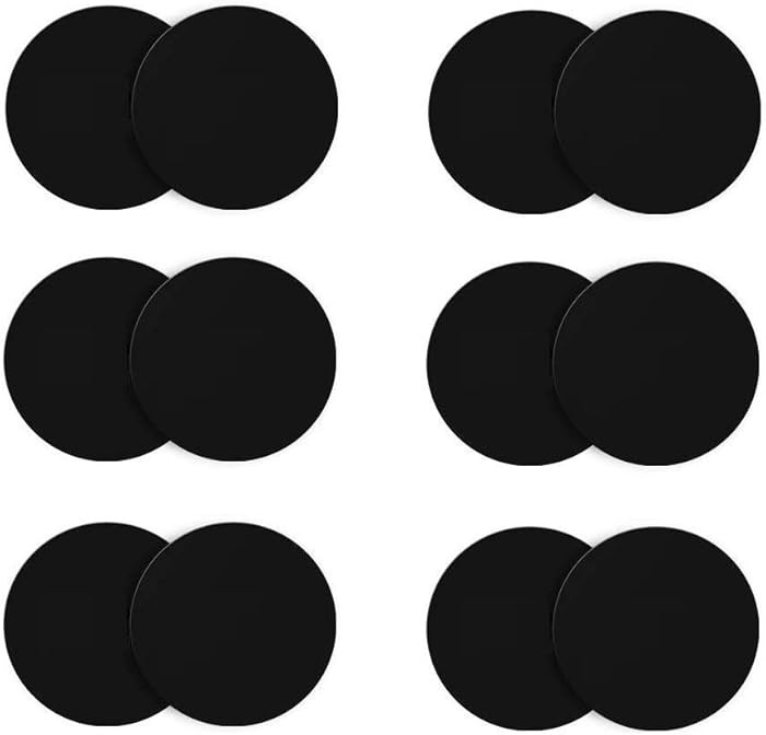 Happy Bell (12 Pack) Mini Mount Metal Plate with Adhesive for Collapsible Grip & Magnetic Phone C... | Amazon (US)