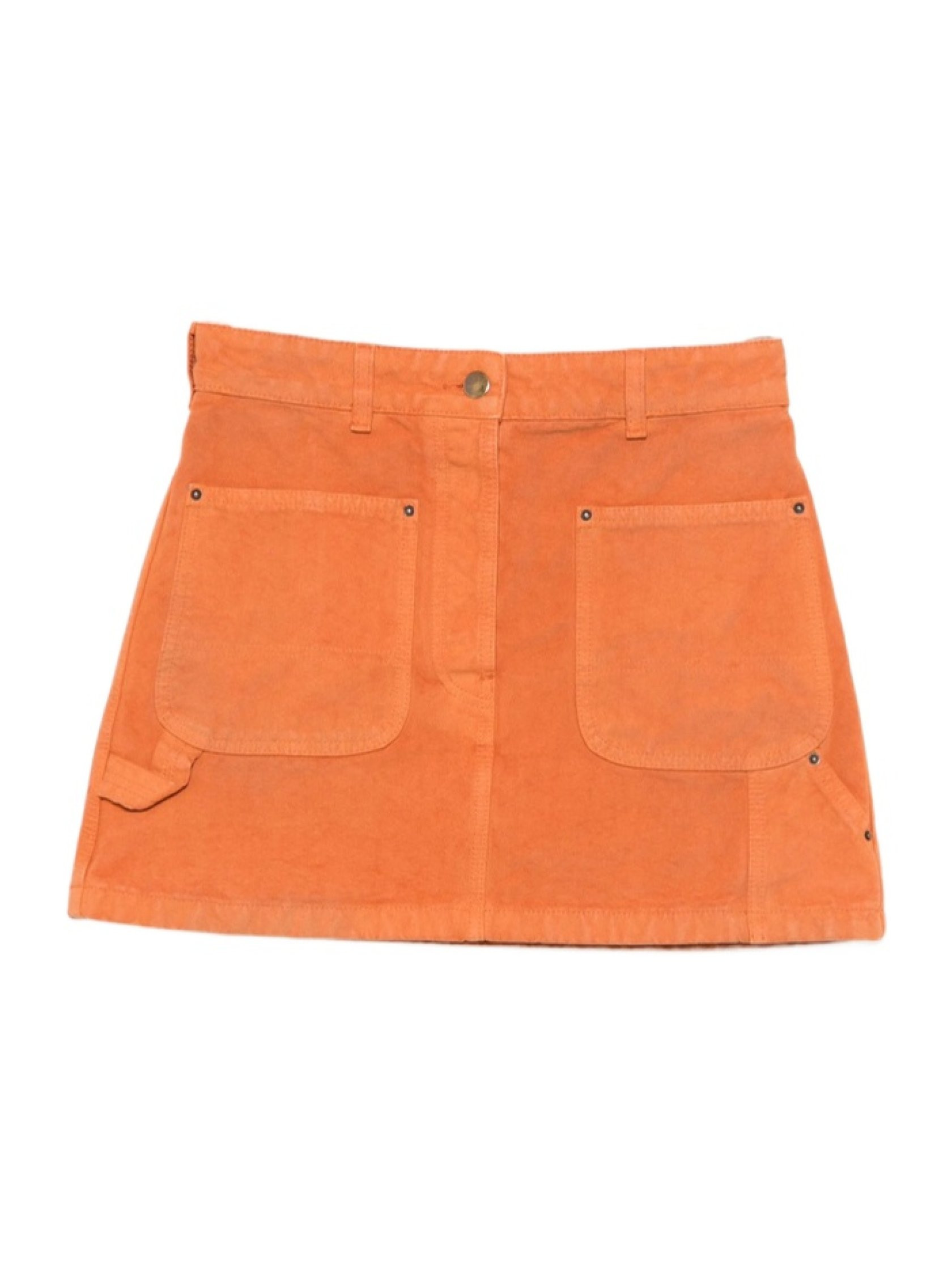 Prada Triangle-Patch Mini Skirt | Senser US