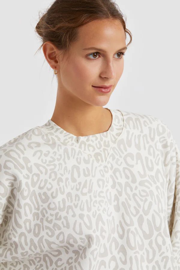 Leopard Rosie Sweatshirt | Rebecca Minkoff US