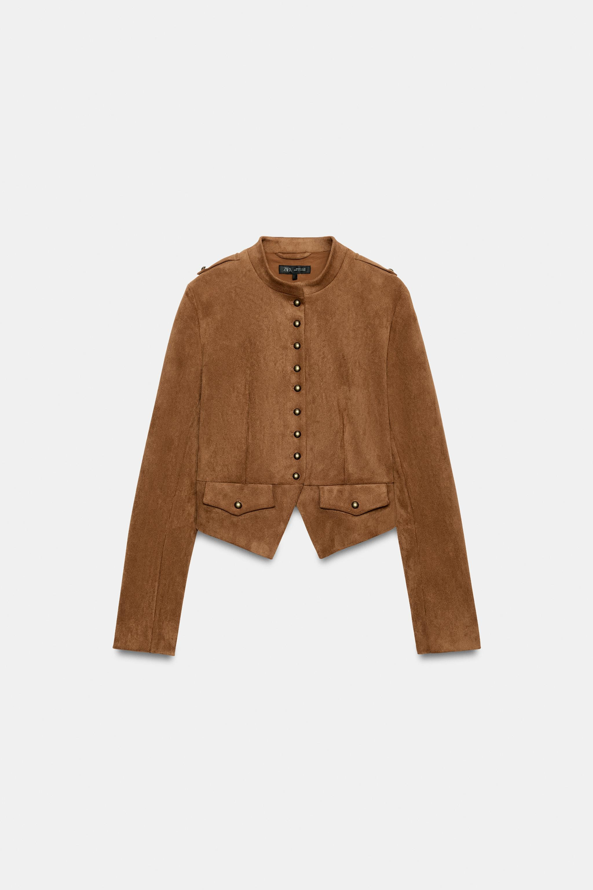 SHORT BUTTONED JACKET | Zara UK