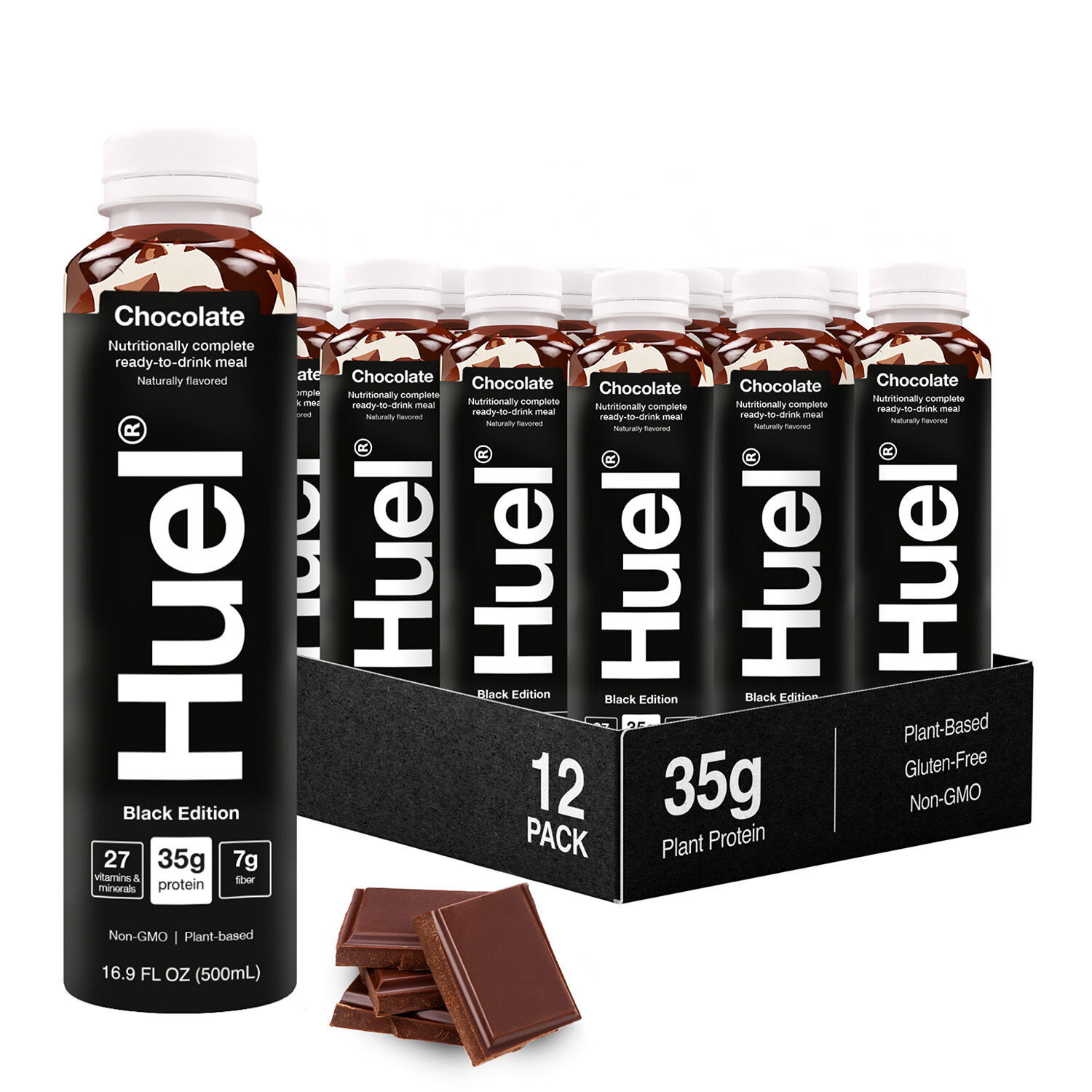 Black Edition RTD High-Protein Meal - Chocolate - 16.9 fl oz (12 Bottles) | GNC