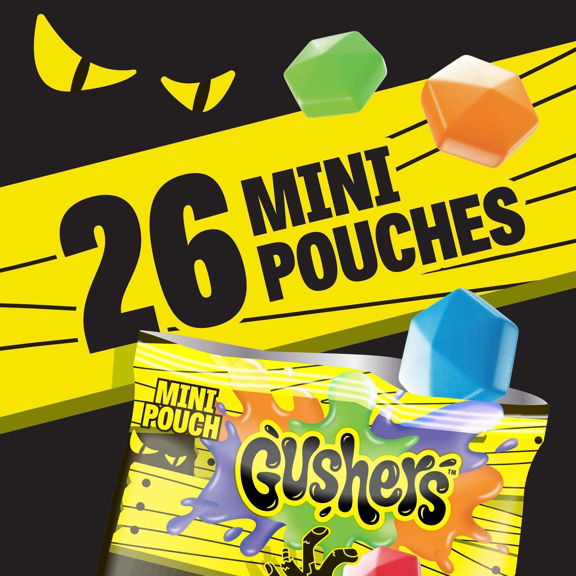 Gushers Fruit Flavored Kids Halloween Snacks, Tropical, 26 Mini Pouches, 11.44 oz | Walmart (US)