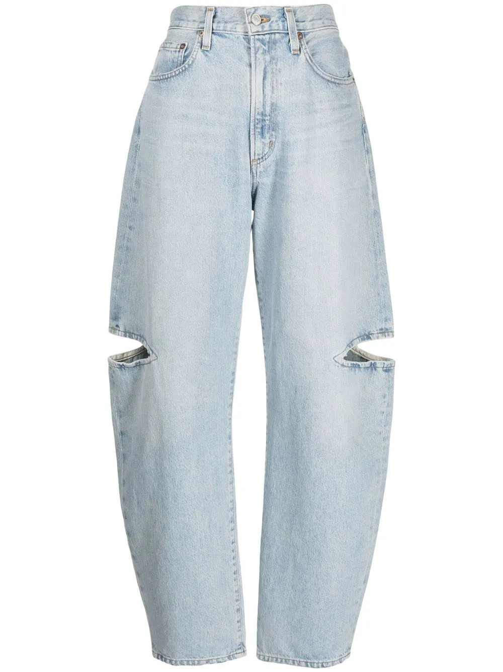 AGOLDE Sanna cut-out Jeans - Farfetch | Farfetch Global