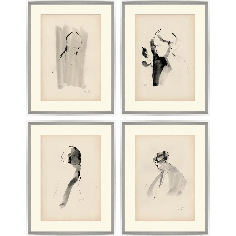 Gaze I, II, III & IV by Yuki Osada | Wayfair North America