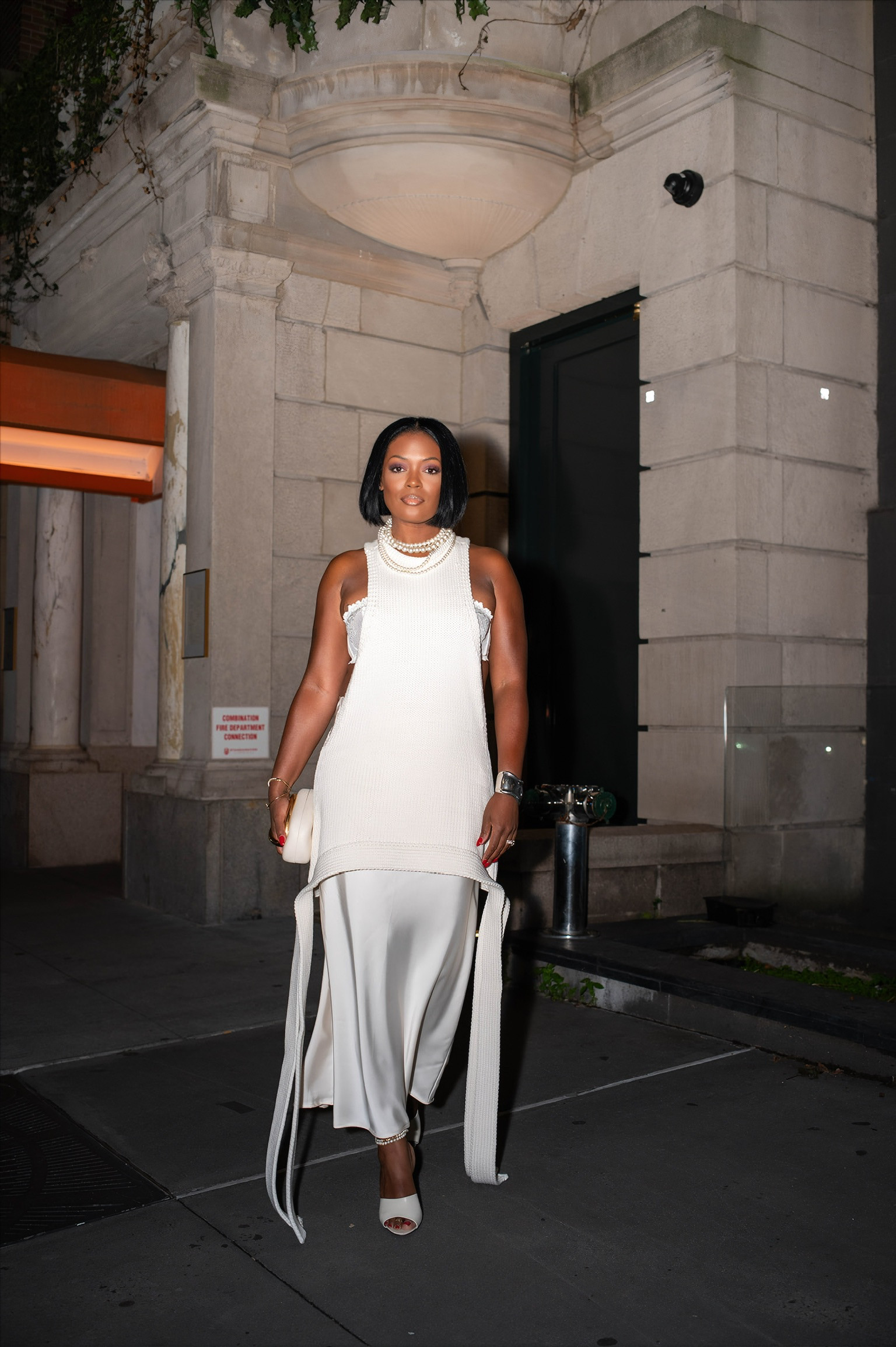 All white but make it interesting. #Playontextures 

 #LTKStyleTip