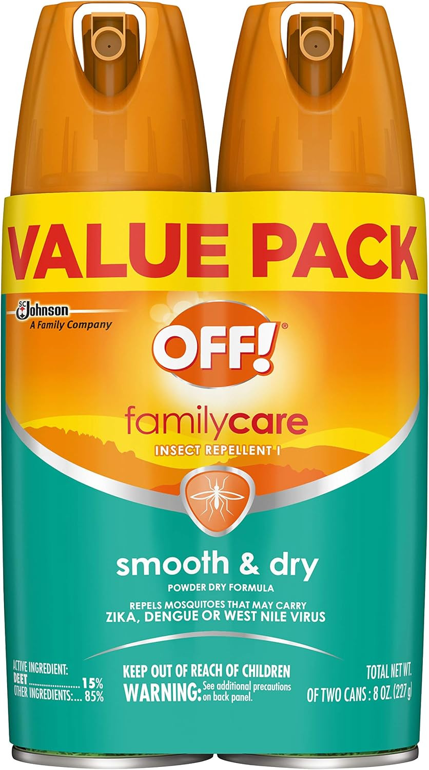 OFF! Family Care Insect & Mosquito Repellent I, Smooth & Dry Bug Spray for the Beach, Backyard, P... | Amazon (US)