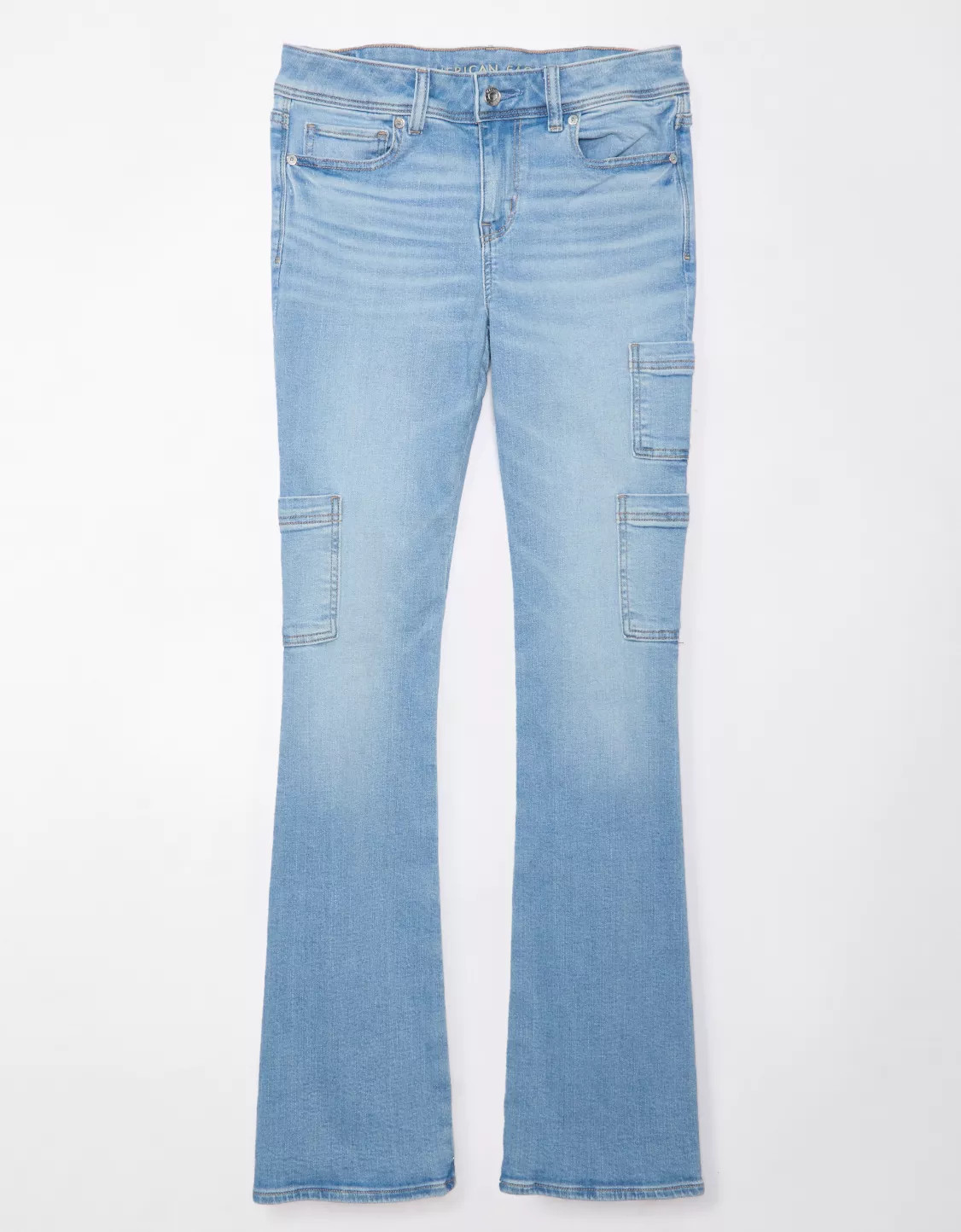 AE Stretch Low-Rise Kick Bootcut Jean | American Eagle Outfitters (US & CA)
