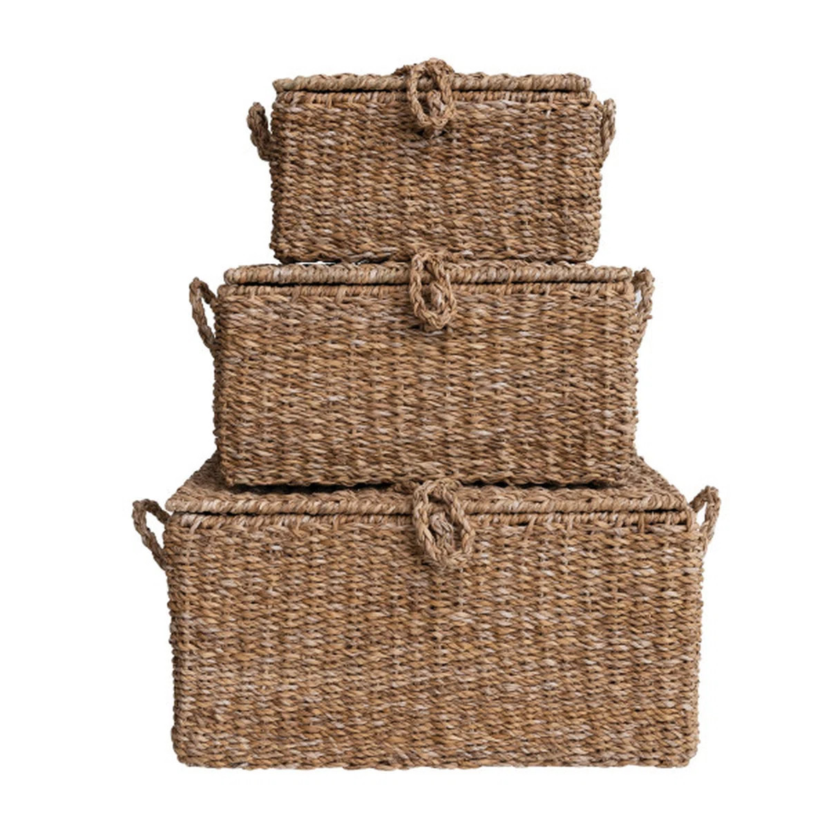 Handwoven Seagrass Storage Trunks Sizes | Wayfair North America