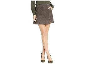 Blank NYC Real Suede Mini Skirt in French Taupe | Zappos