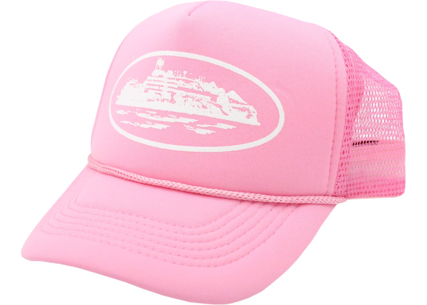 Corteiz Alcatraz Trucker Hat Pink | StockX