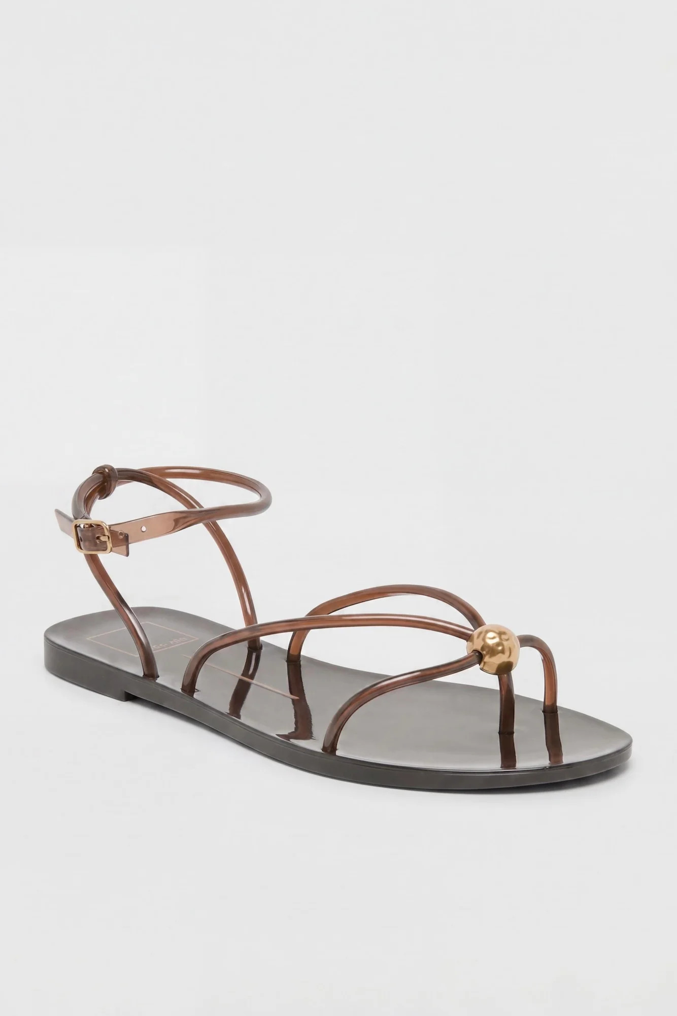 Kenley Vinyl Sandals Chocolate Jelly | Hello Molly (US)