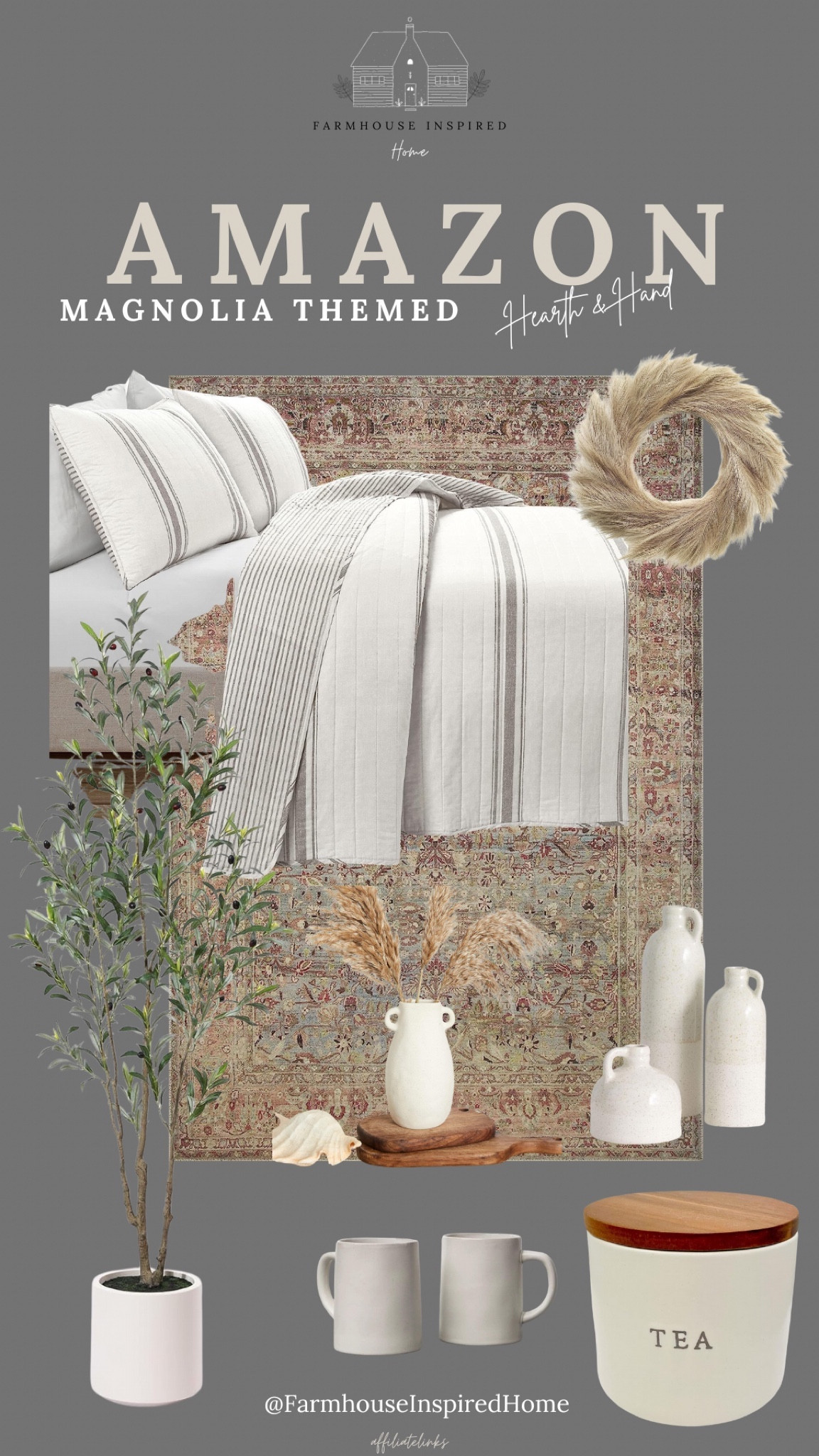 Beautiful Home Decor Picks with the Magnolia Home theme from Amazon! #founditonamazon

#LTKsalealert #LTKhome #LTKSeasonal