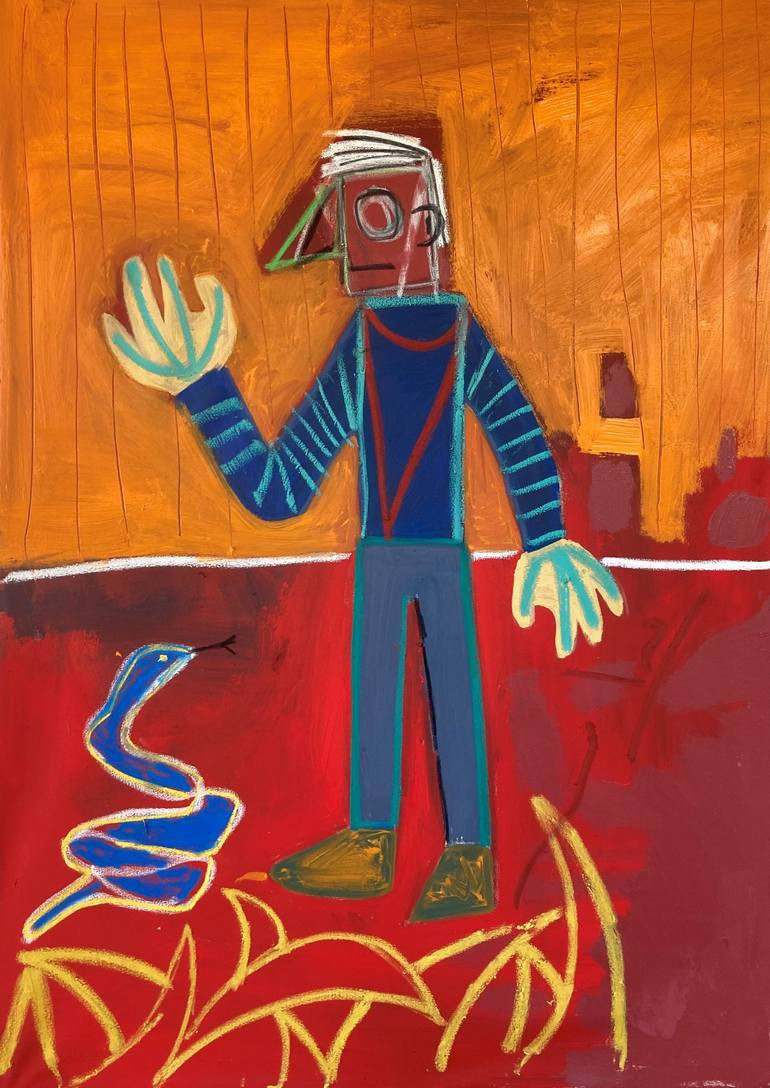 Fer-de-lance Painting | Saatchi Art 