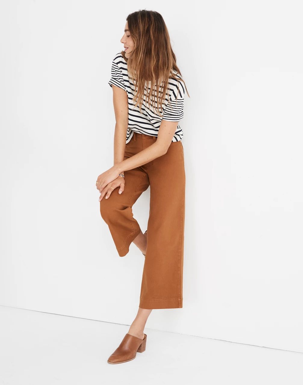 Emmett Wide-Leg Crop Pants | Madewell