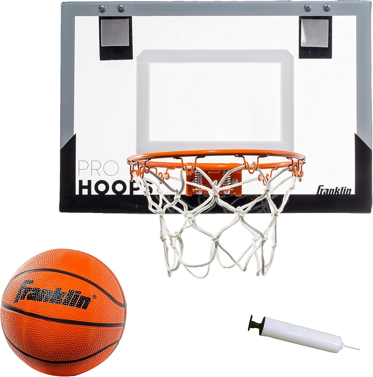 Amazon.com: Franklin Sports 54132X Over The Door Mini Basketball Hoop - Slam Dunk Approved - Shat... | Amazon (US)