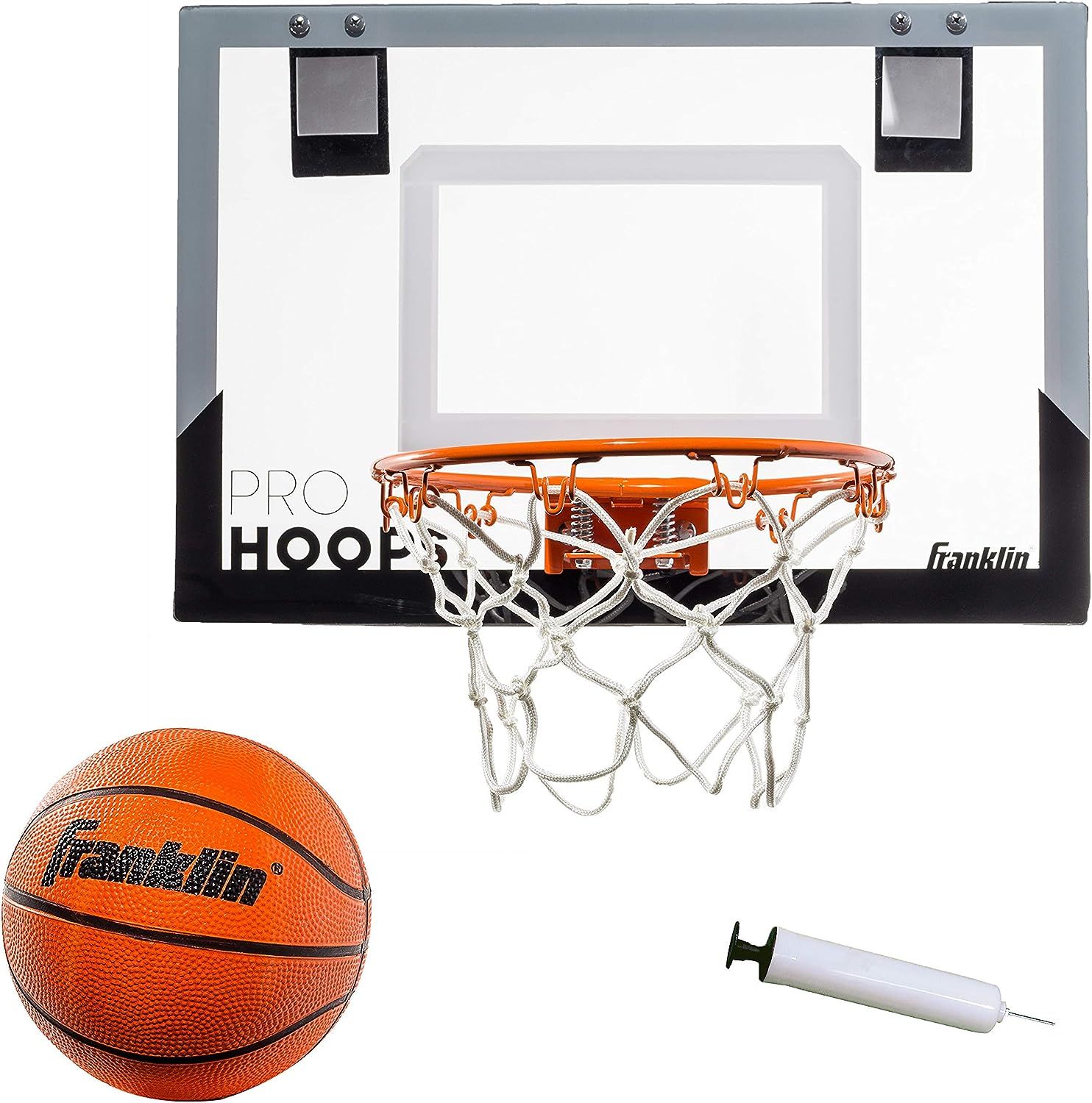 Franklin Sports Over The Door Basketball Hoop - Slam Dunk Approved - Shatter Resistant - Accessor... | Amazon (US)