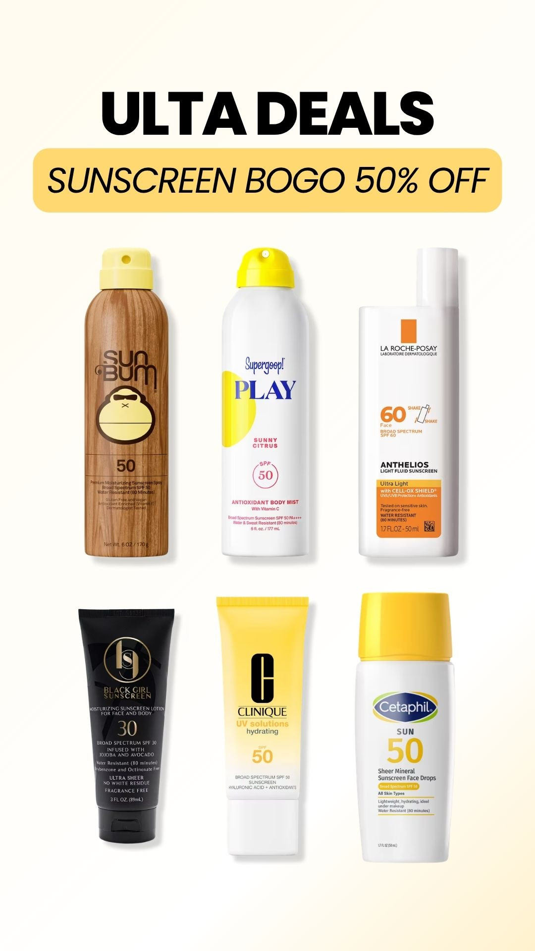 Get your skin protection from the summer sun on sale @ULTA Beauty. 
#summercare #sunscreen

#LTKSeasonal #LTKSaleAlert #LTKBeauty
