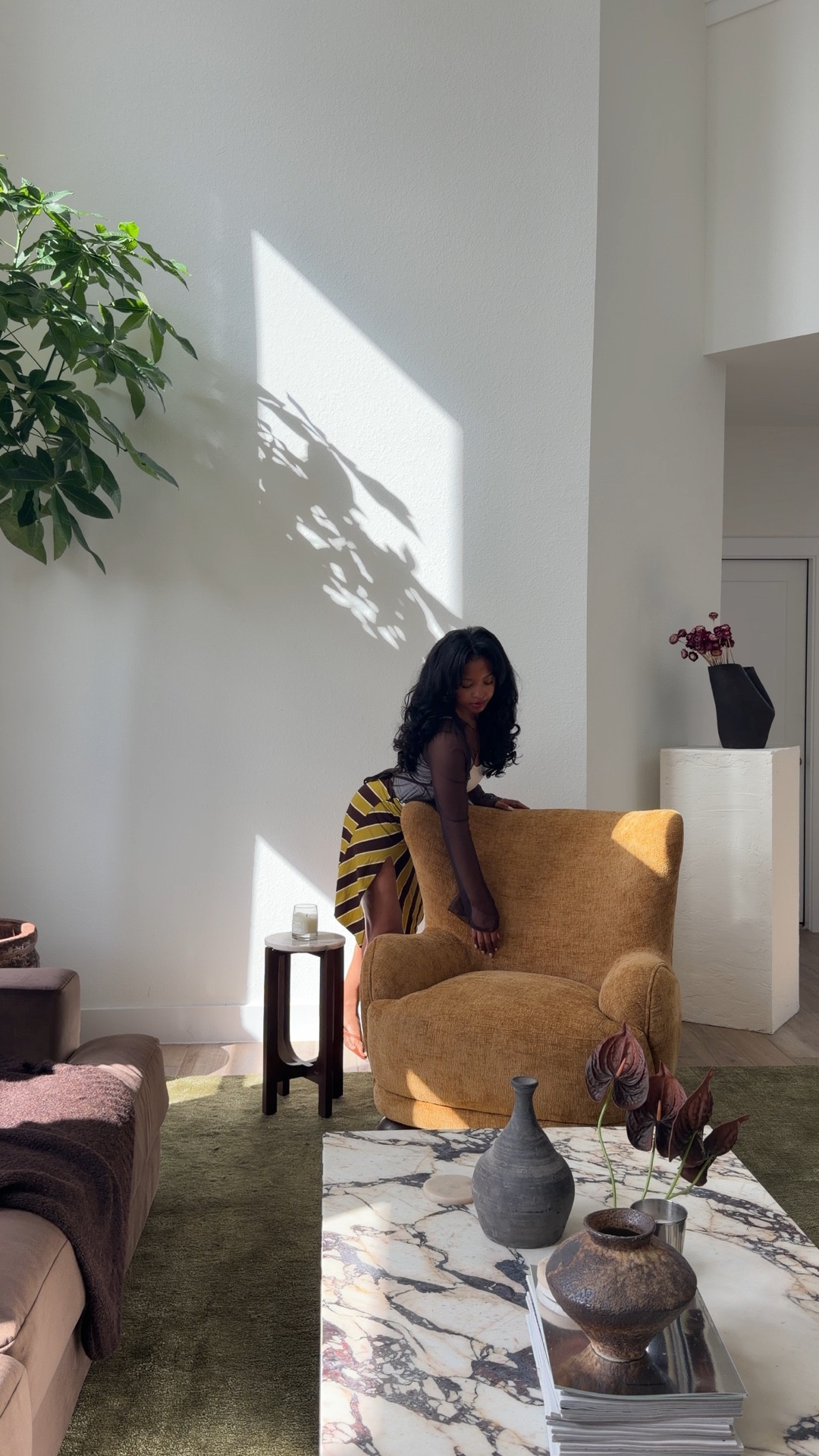 I found this accent chair on the @TJ Maxx  website and it’s no longer available but consider this video a PSA to check their site for seating!

#LTKHome