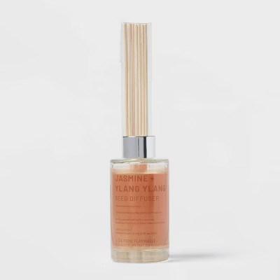 100ml Glass Reed Diffuser Jasmine & Ylang Ylang - Threshold™ | Target