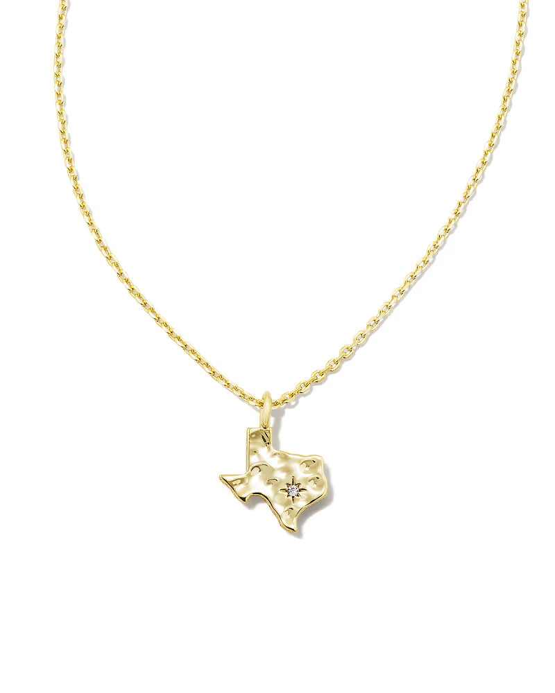 Texas Short Pendant Necklace in Gold | Kendra Scott