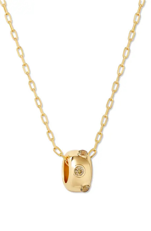 Brook and York Kate Birthstone Pendant Necklace in Gold - August at Nordstrom | Nordstrom