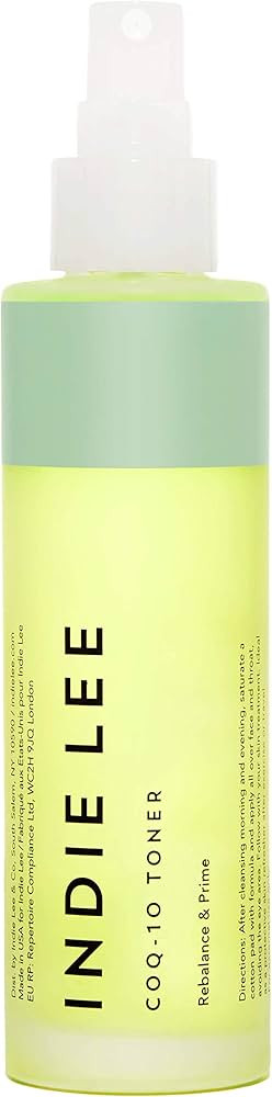 Indie Lee CoQ-10 Toner Mist - Balancing Priming Face Spray with Hyaluronic Acid, Aloe + Chamomile... | Amazon (US)