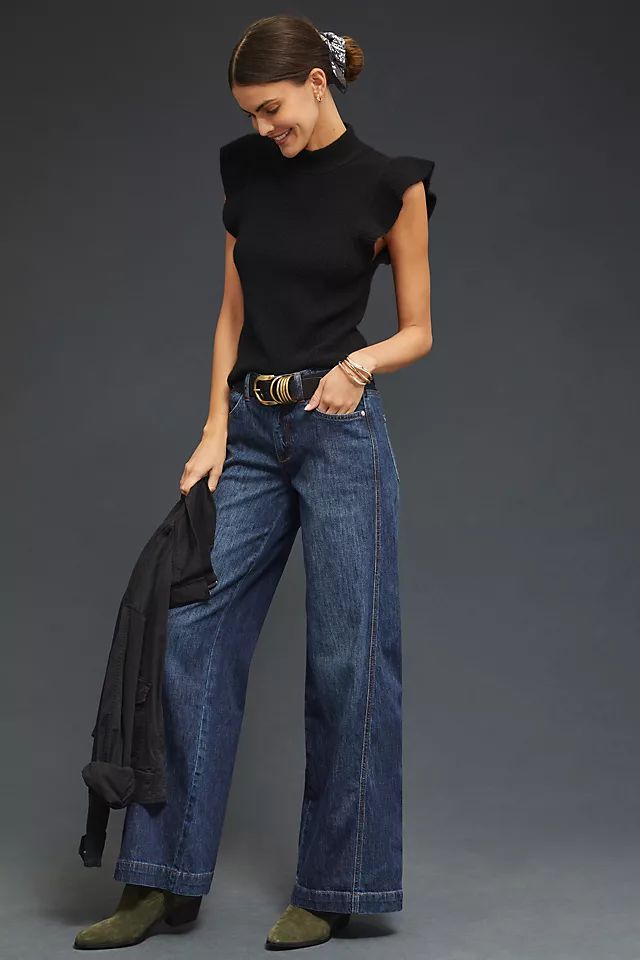 Pilcro Gwen Wide-Leg Jeans | Anthropologie (US)