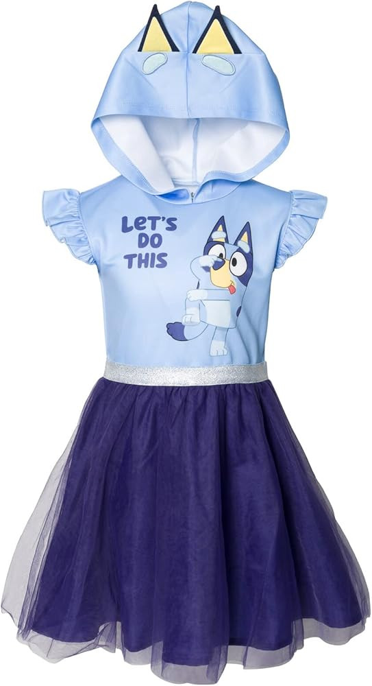 Bluey Bingo Girls Mesh Cosplay Dress Toddler to Big Kid | Amazon (US)