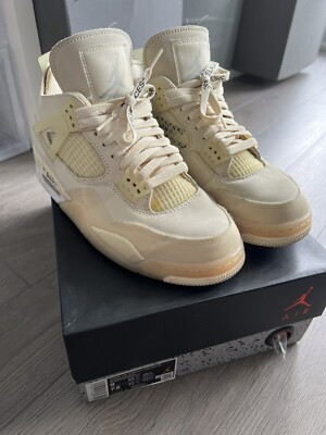 Off -White Jordan 4 Size 9W / 7.5M | eBay CA