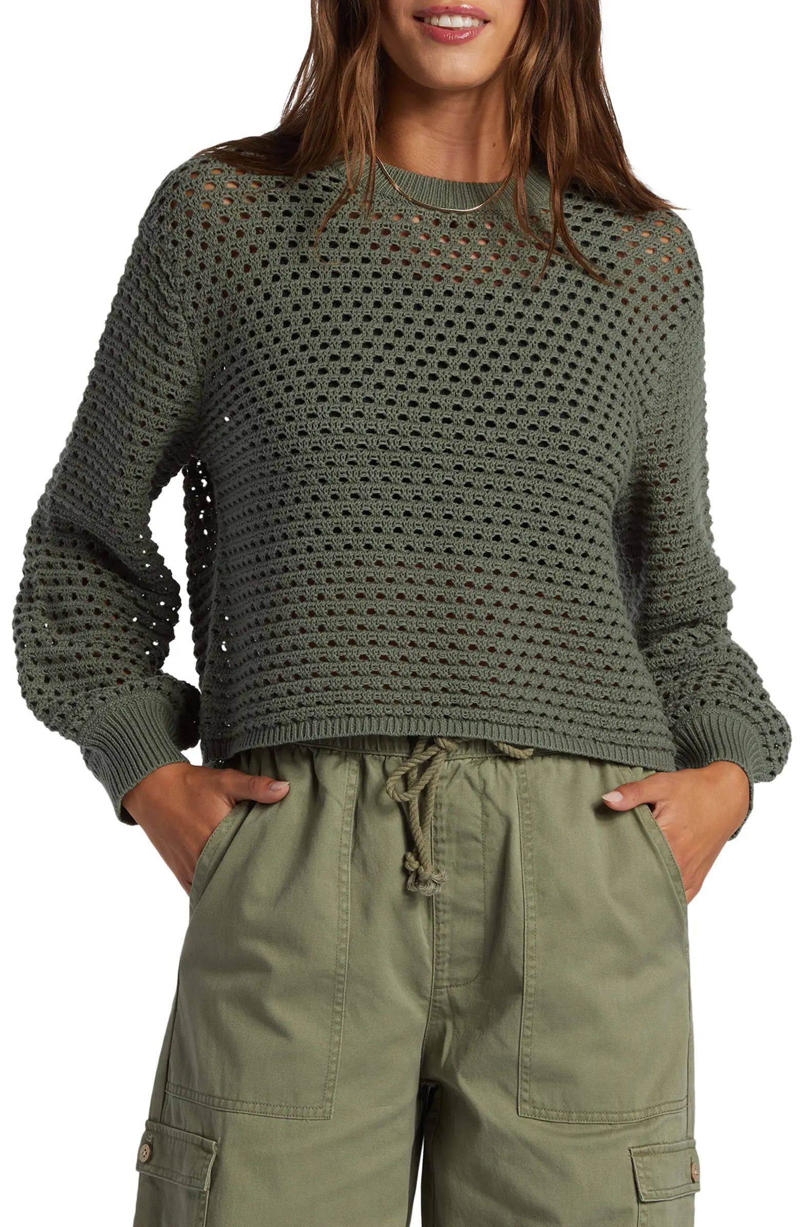 California Lover Open Stitch Cotton Blend Sweater | Nordstrom