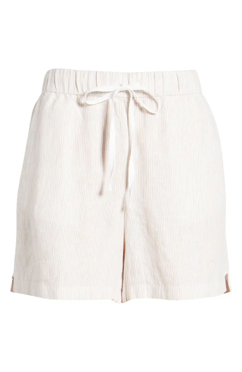Linen Blend Drawstring Shorts | Nordstrom