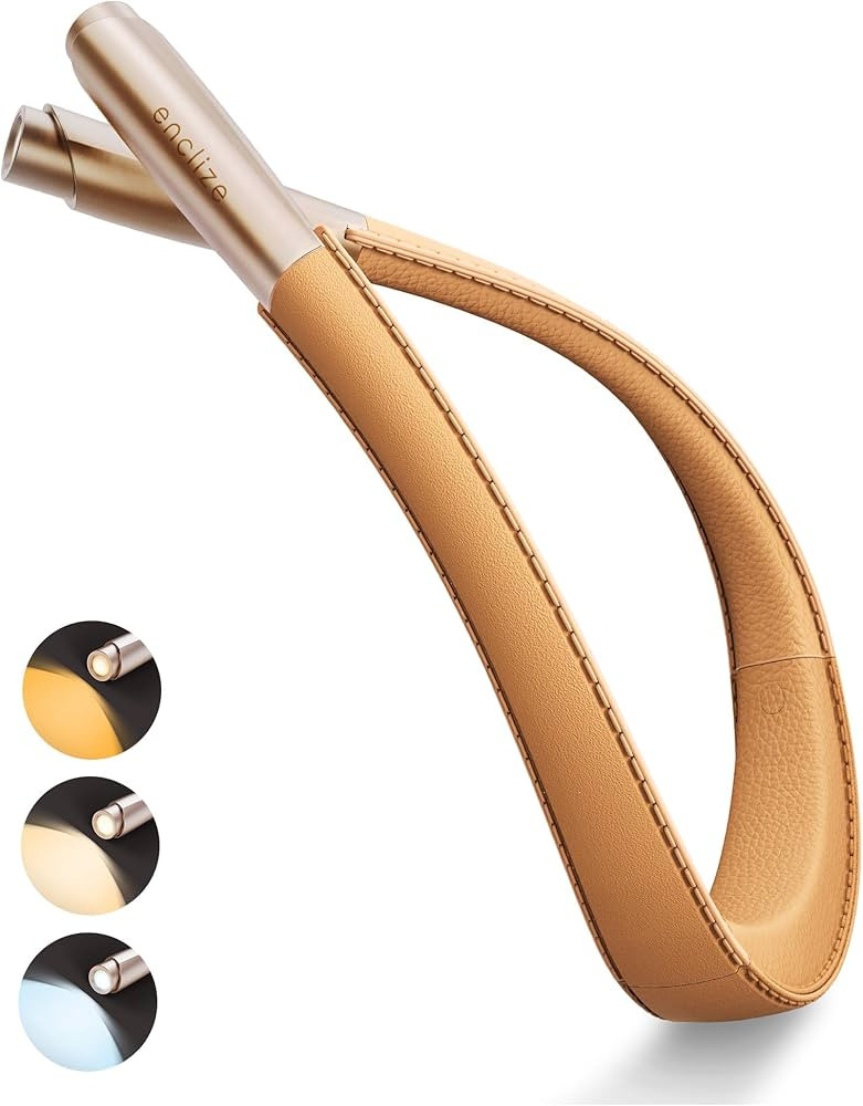 LED Neck Reading Light, Reading Light for Book in Bed, Hands Free, 3 Brightness Levels, Lightweig... | Amazon (US)