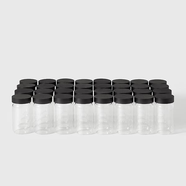 Marie Kondo Glass Spice Jar w/ Bamboo Lid Clear | The Container Store
