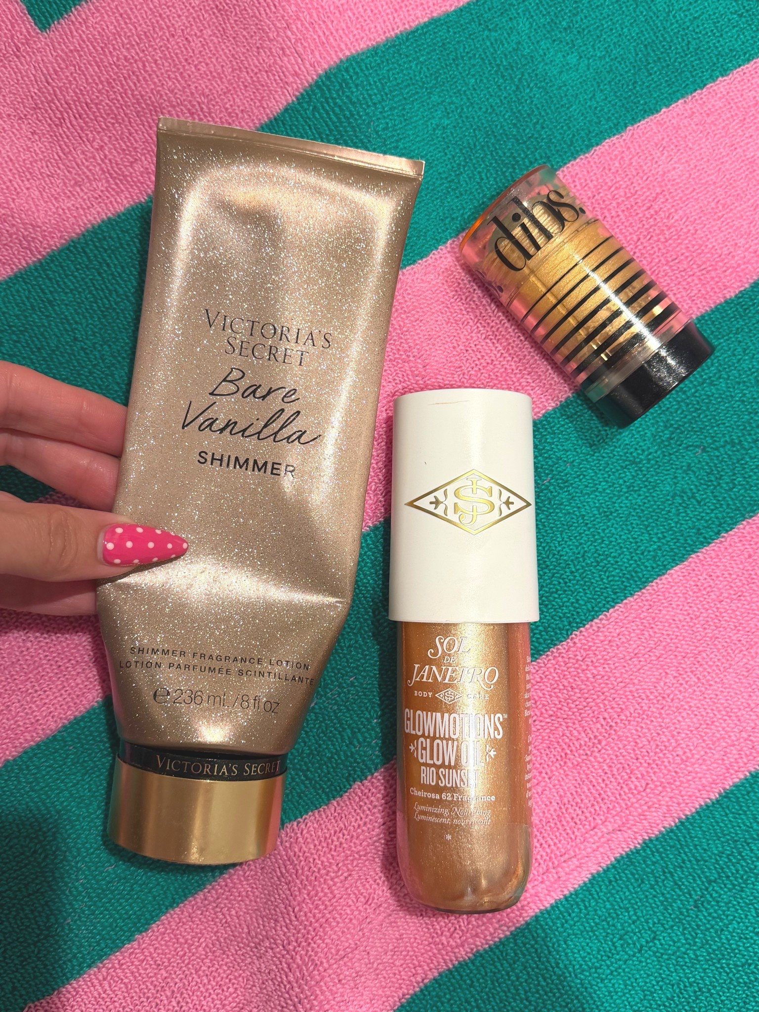 My recipe for glittery-glowy skin (see my TikTok for application details) 

#LTKSwim #LTKFestival #LTKBeauty
