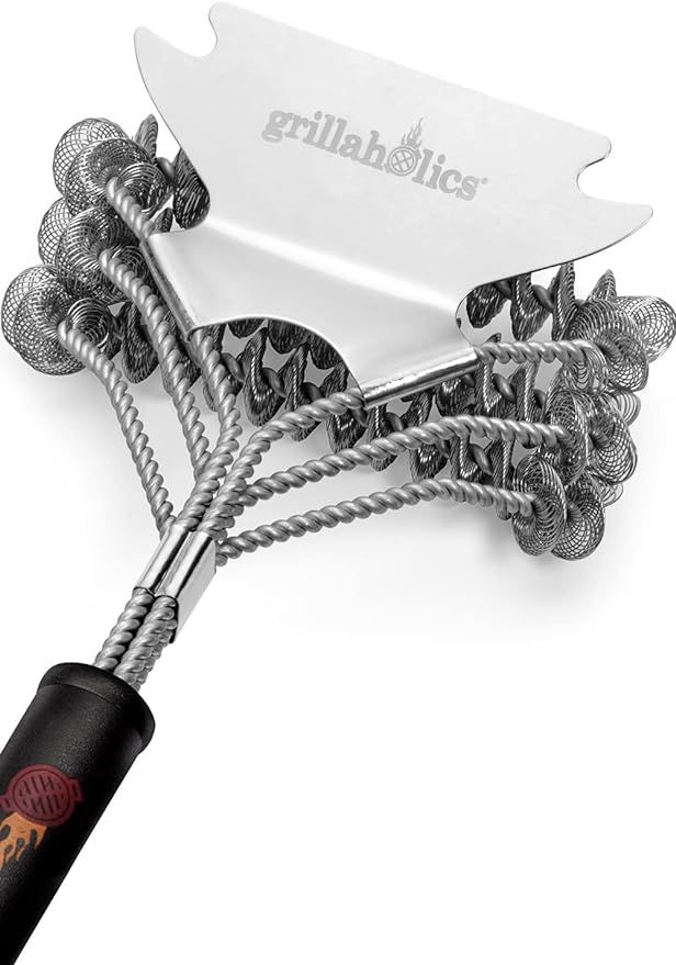 Grillaholics Grill Brush Bristle Free - Safe Grill Cleaning with No Wire Bristles - Professional ... | Amazon (US)