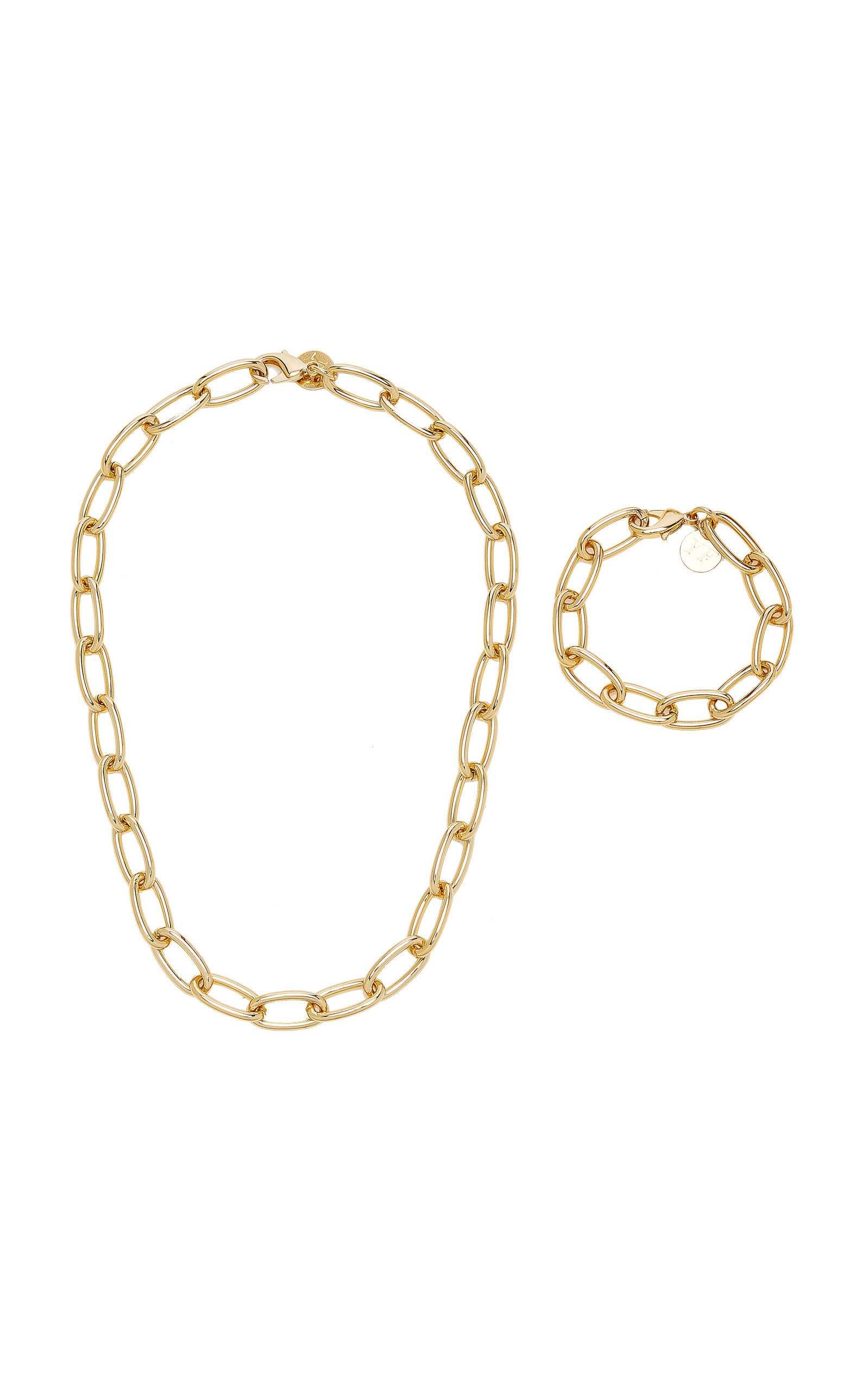 Gold-Tone Necklace And Bracelet Set | Moda Operandi (Global)