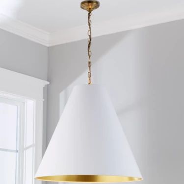 Oversized Cone Paper Shade Pendant | Shades of Light