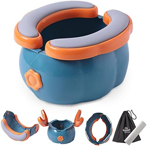 2-in-1 Go Potty for Travel, Portable Folding Compact Toilet Seat,Potty Training Toilet Chairs for To | Amazon (US)