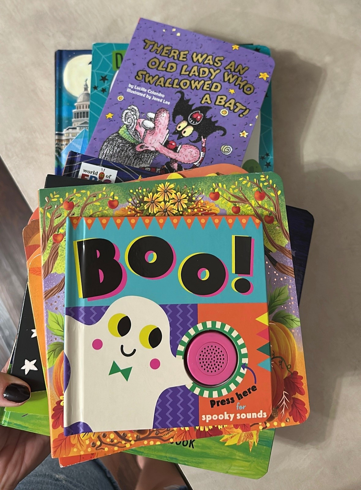 Bought some fun Halloween books for my 4 & 1 year old’s bookshelves. Only one of these is over $10. Lots of popup and one sound book. 

Halloween books for toddlers, fall books for preschoolers 

#LTKBaby #LTKSeasonal #LTKKids
