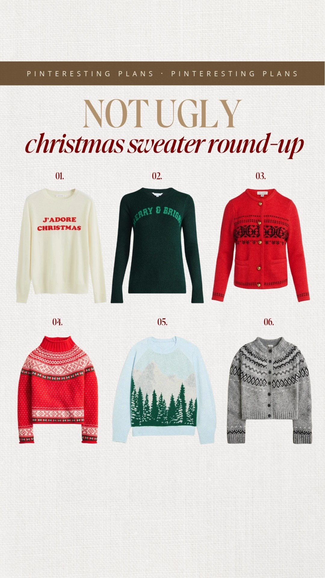 Not Ugly Christmas sweater roundup 🙌🏻🙌🏻



#LTKStyleTip #LTKSeasonal #LTKHoliday